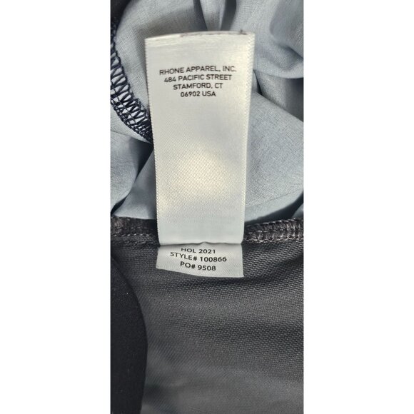 RHONE 7" Mako Tech Shorts Men's Small Camo Blue Unlined, DWR - Picture 13 of 13